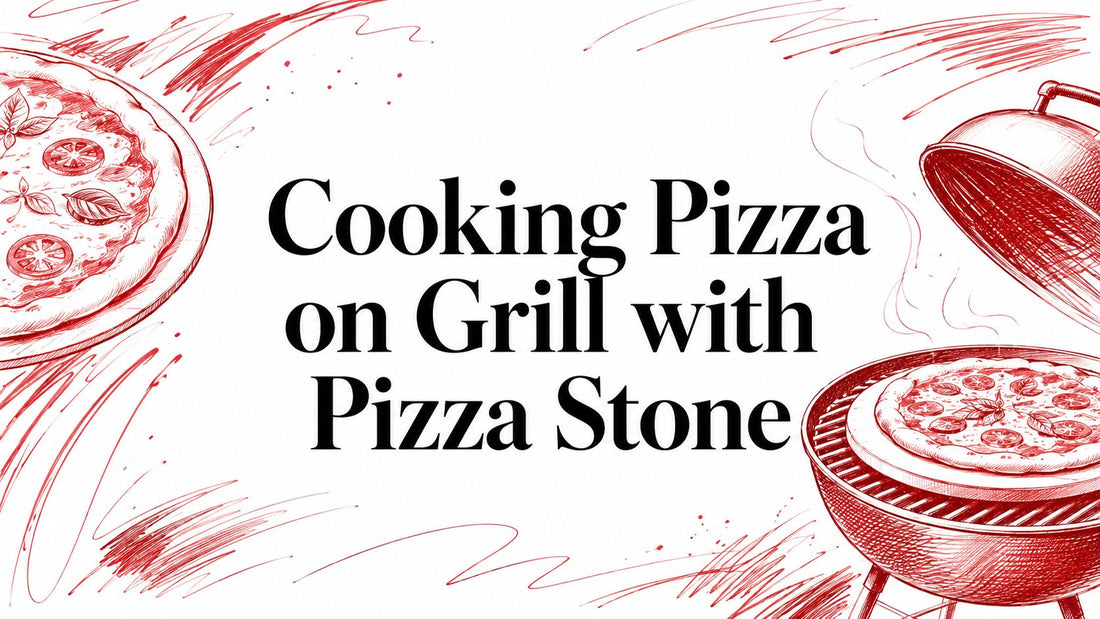 Cooking Pizza on Grill with Pizza Stone