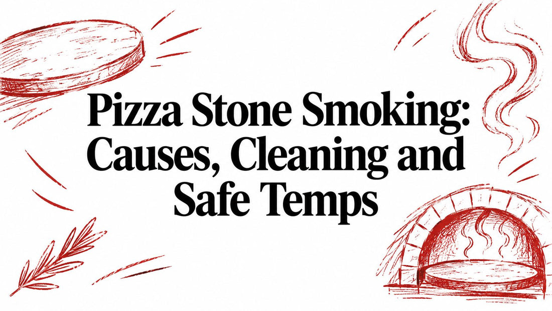 Pizza Stone Smoking: Causes, Cleaning and Safe Temps – Hans Grill
