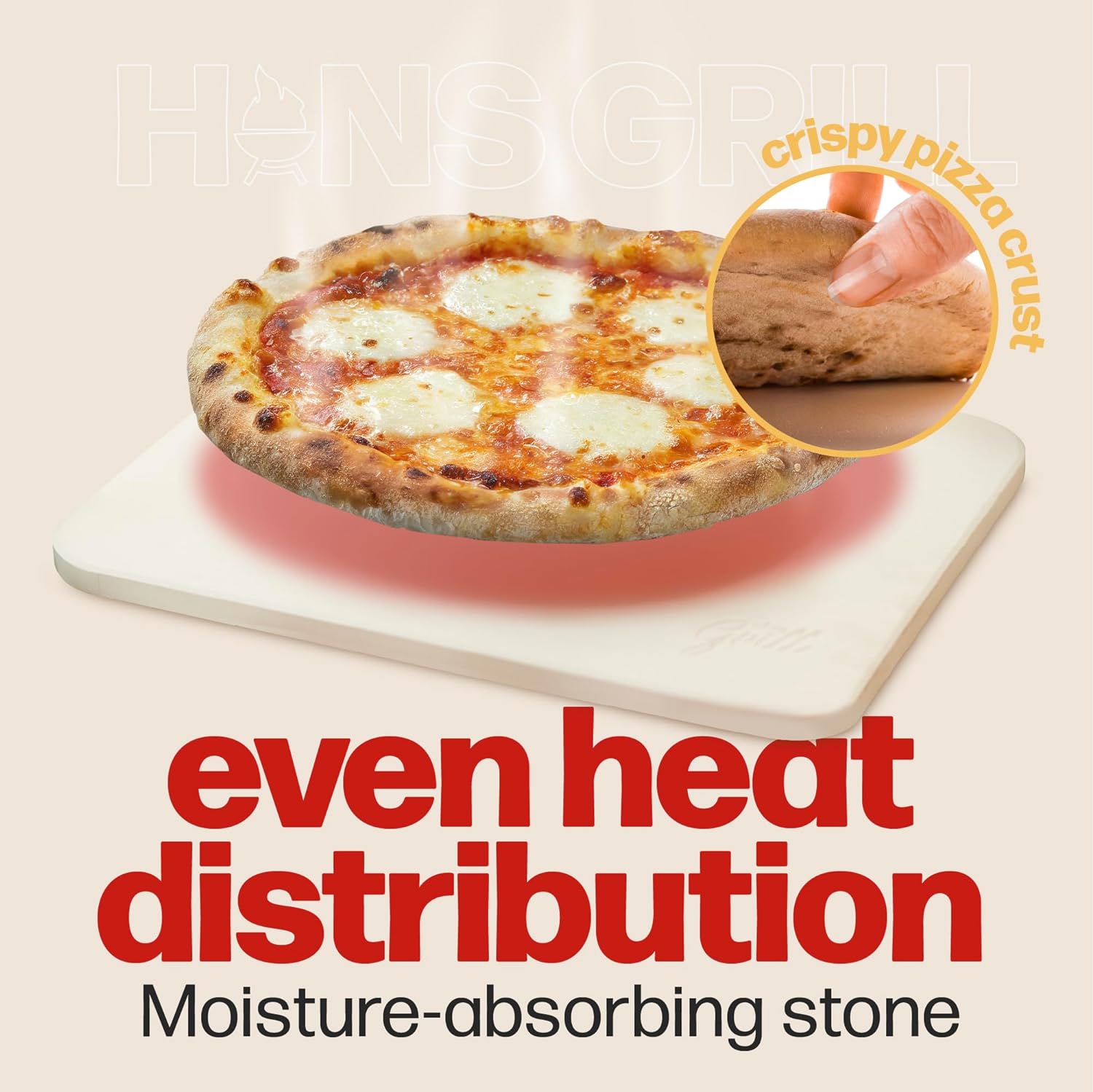 Hans Grill Pizza Stone - Thumbnail 5