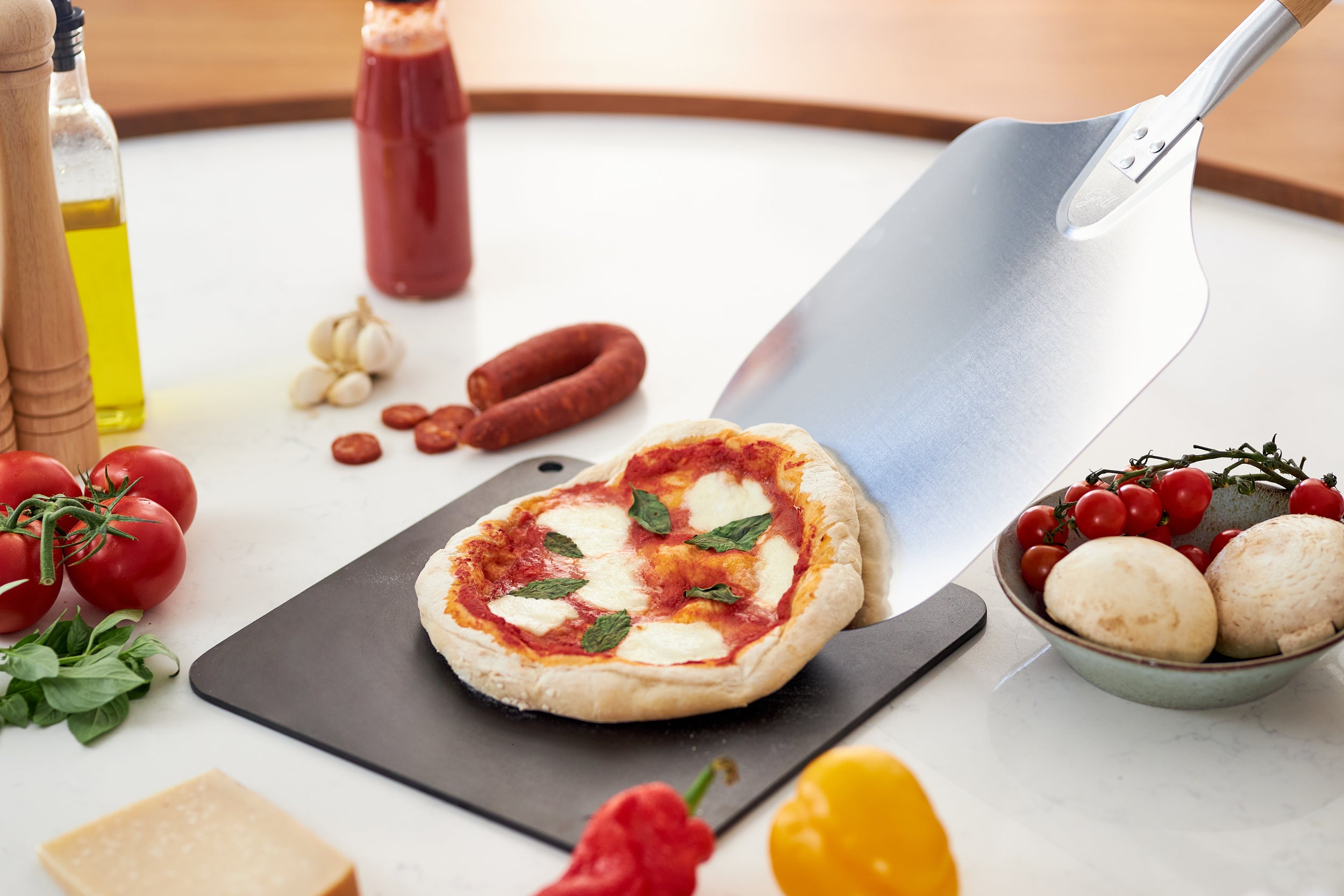 Pizza Steel PRO by Hans Grill | XL (1/4 Thick) Square Conductive Metal  Baking Sheet for Cooking Pizzas in Oven and BBQ | Bake and Grill Bread and