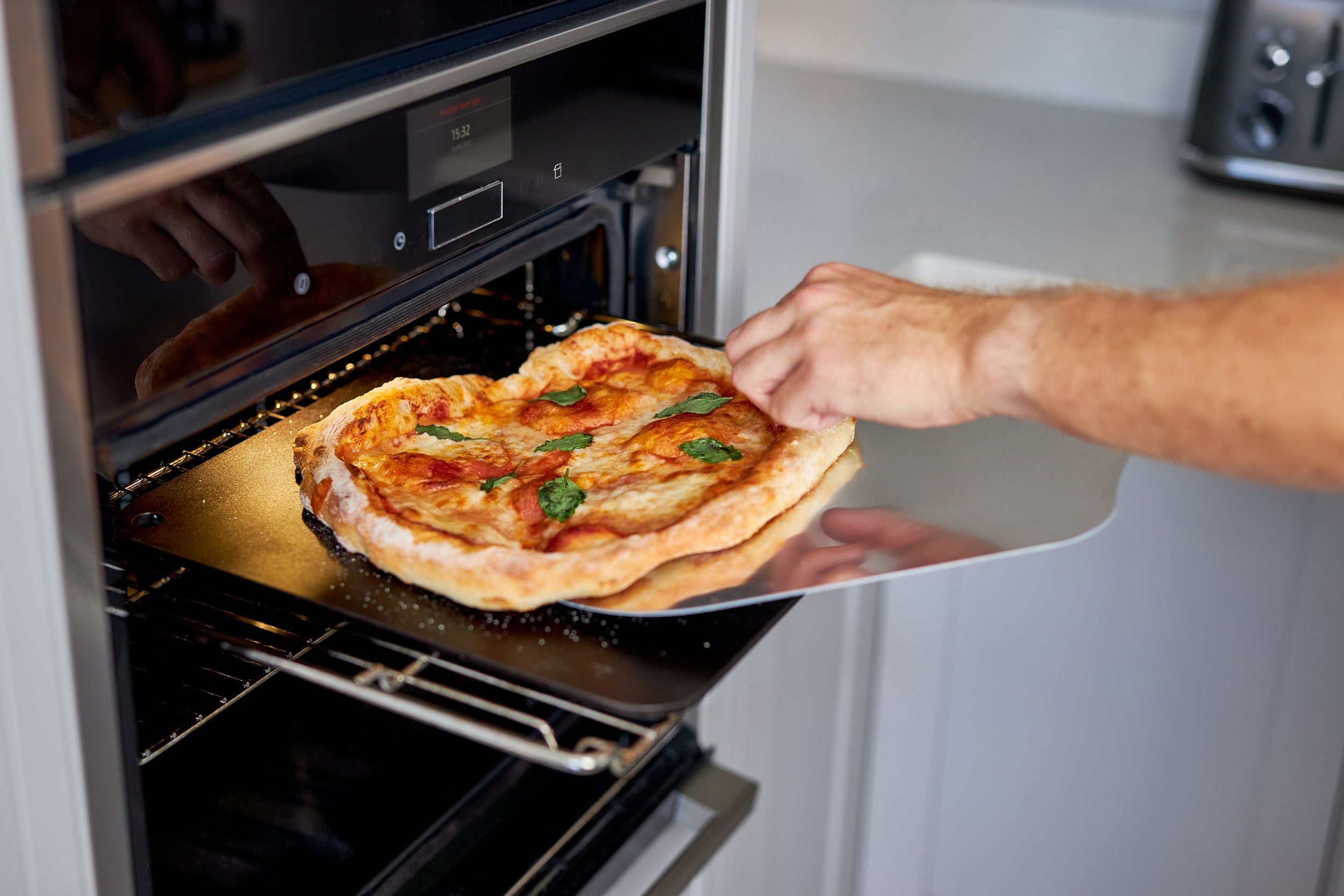 Steel and Peel Deal  Better than any Square Pizza Stone - Cooking