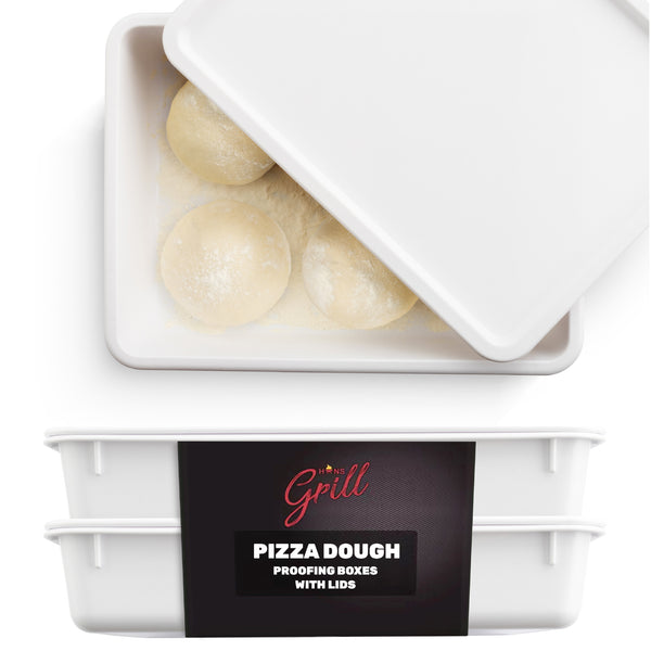 HANS GRILL Pizza Dough Proofing Box - Pack of 2