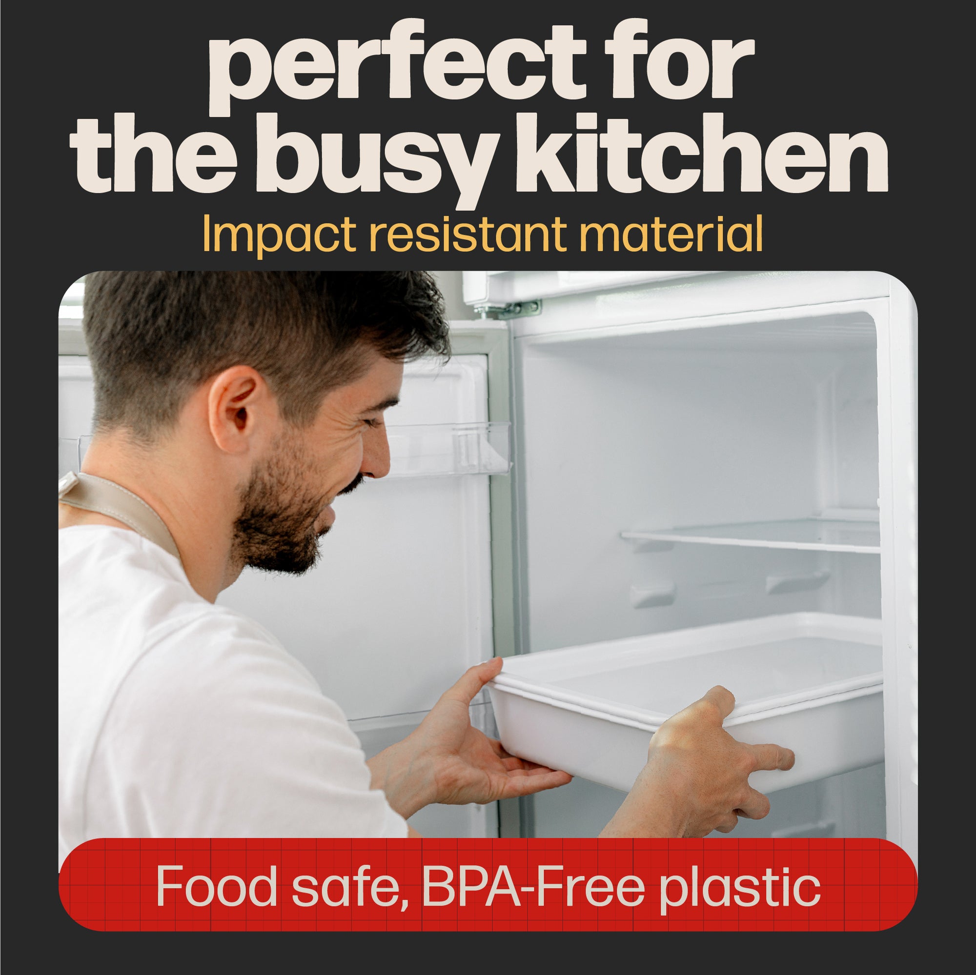 Hans Grill 2-Piece BPA Free Plastic Dough Proofing Box | Pizza Proofing Box, Bread Proofing Box | Stackable, with Covers, with Lid | Premium Quality (2 Pack)