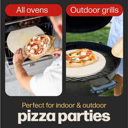 Hans Grill Round Pizza Stone PRO (15")
