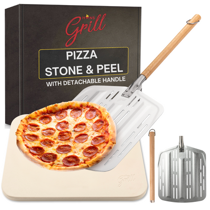 HANS GRILL Pizza Stone PRO XL Set