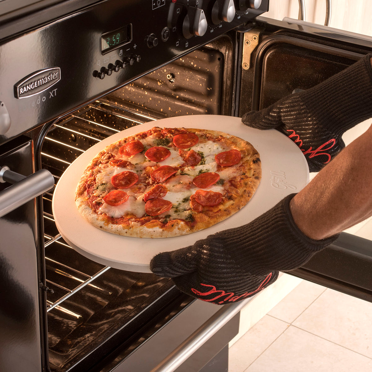 Circular Pizza Stone Hans Grill